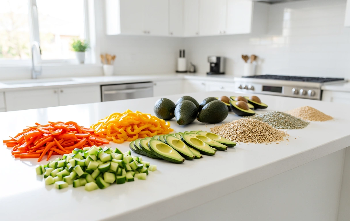 Alimentation saine et colorée